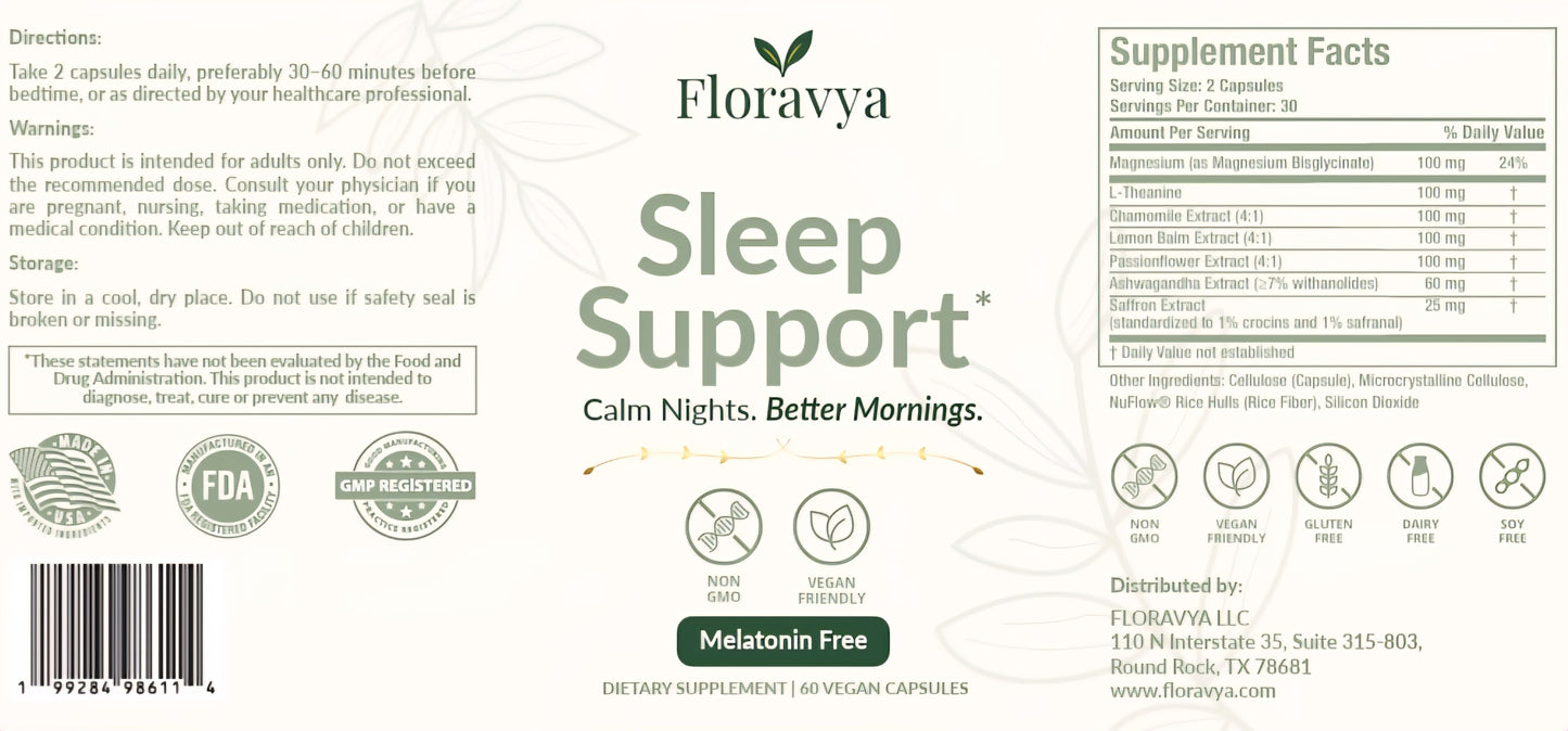 Floravya Sleep Support