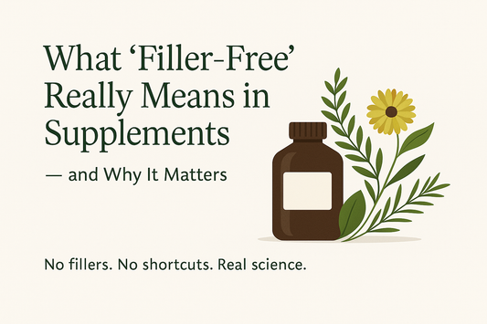 What “Filler-Free” Really Means in Supplements — And Why It Matters