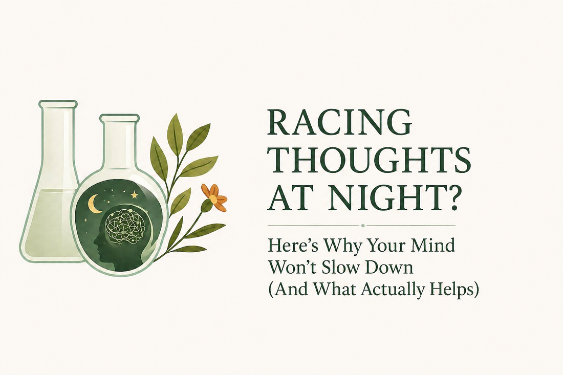 Racing Thoughts at Night? Here’s Why Your Mind Won’t Slow Down (And What Actually Helps)