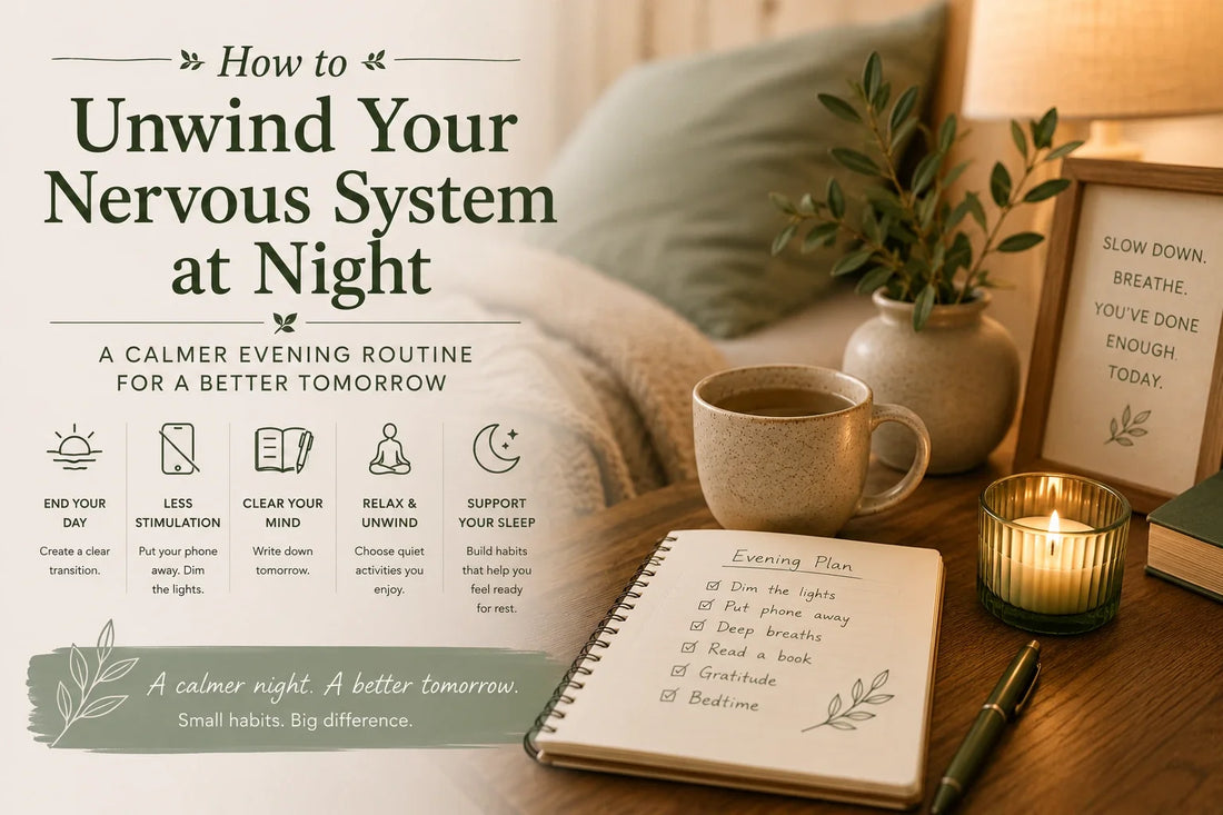 How to Unwind Your Nervous System at Night: A Calmer Evening Routine