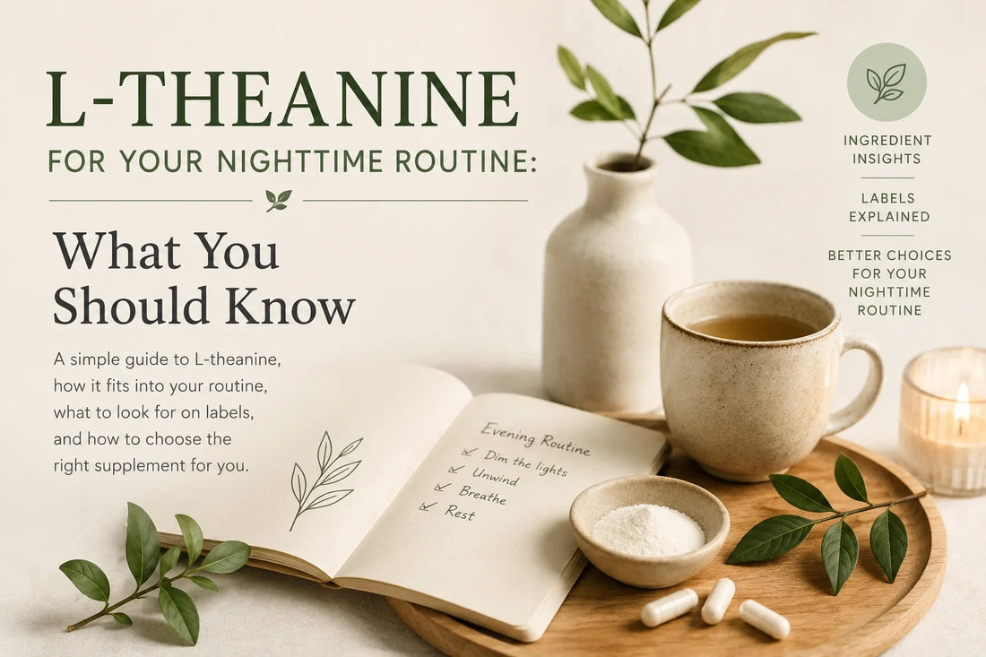 L-Theanine for Your Nighttime Routine: What You Should Know