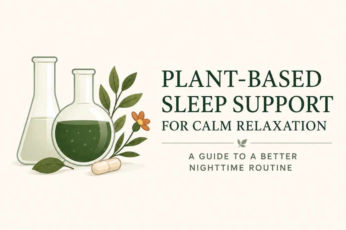 Plant-Based Sleep Support Without Melatonin: How to Build a Calmer Nighttime Routine