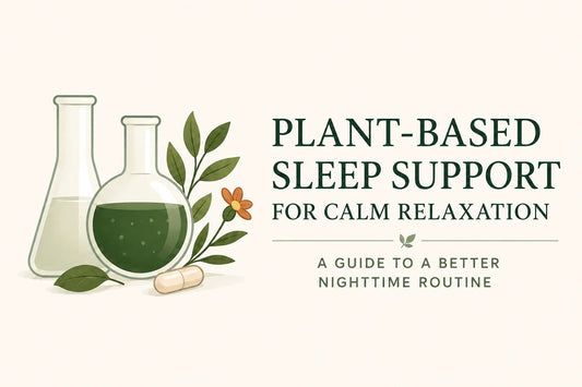 Plant-Based Sleep Support Without Melatonin: How to Build a Calmer Nighttime Routine
