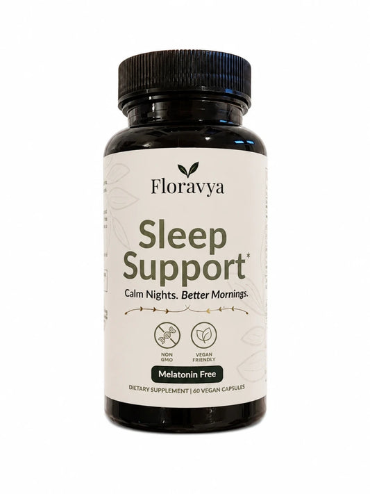 Sleep Support. Melatonin-Free Vegan Supplement | Floravya