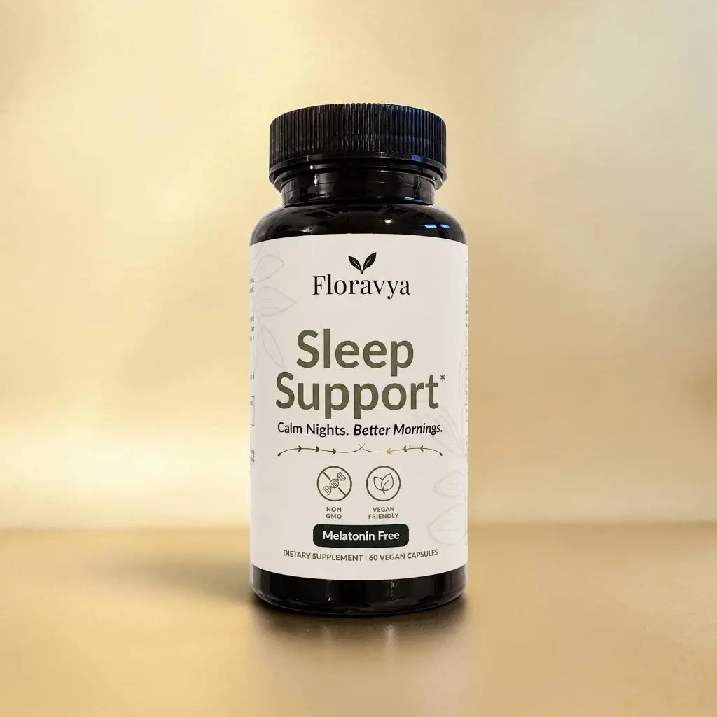 Sleep Support. Melatonin-Free Vegan Supplement | Floravya