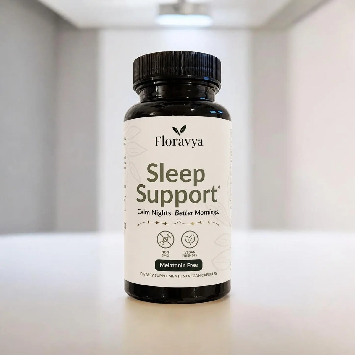 Sleep Support. Melatonin-Free Vegan Supplement | Floravya